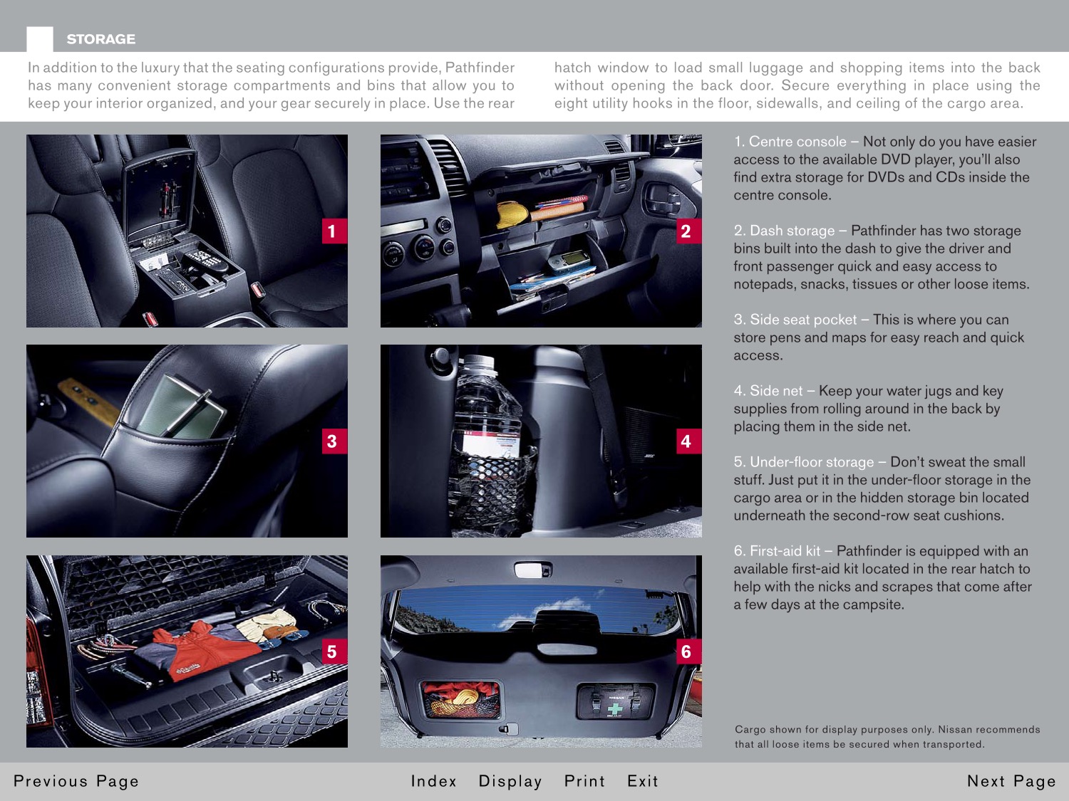 2005 Nissan Pathfinder Brochure Page 10